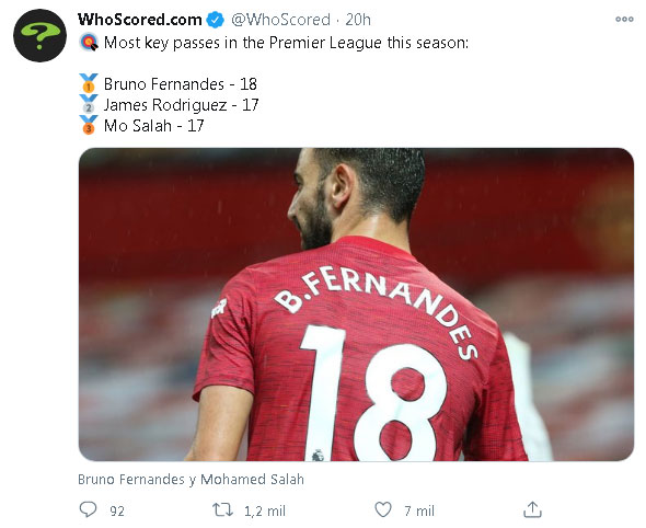 James Rodríguez y Mohamed Salah, igualados en estadística de la Premier League