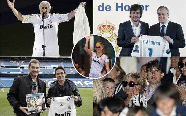 Hinchas famosos de Barcelona y Real Madrid