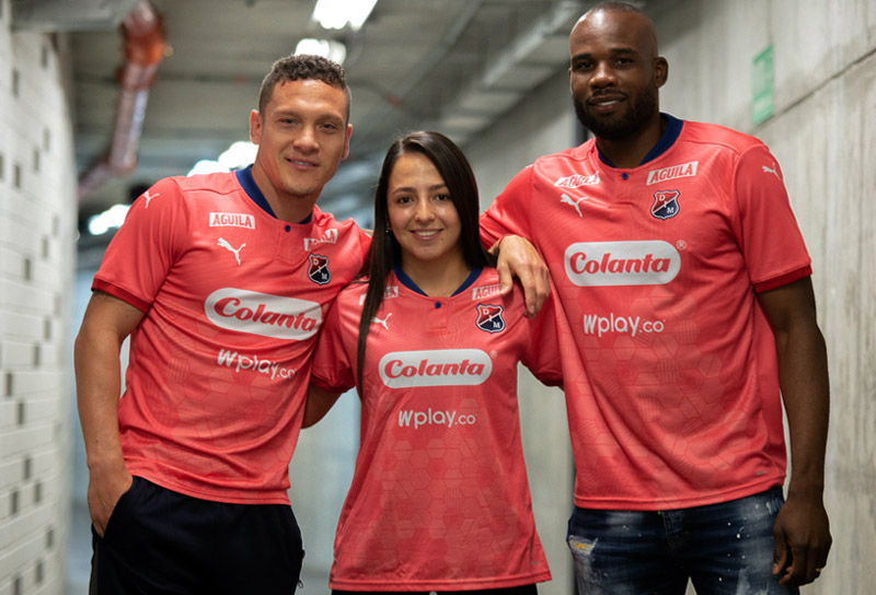 Deportivo Independiente Medellín, DIM, nuevo uniforme, camiseta coral, Liga BetPlay 2020 (1)