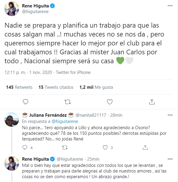 René Higuita, Juan Carlos Osorio