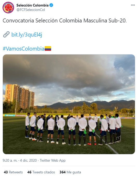 DIM, Deportivo Independiente Medellín, Selección Colombia sub-20, convocatoria, Juan David Mosquera, Juan Carlos Díaz, Edwin Mosquera