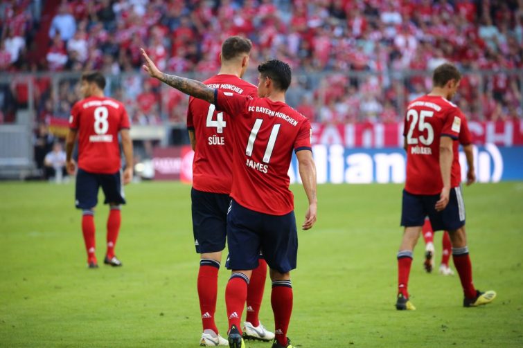 James Rodríguez, confirmado en la titular del FC Bayern Múnich contra