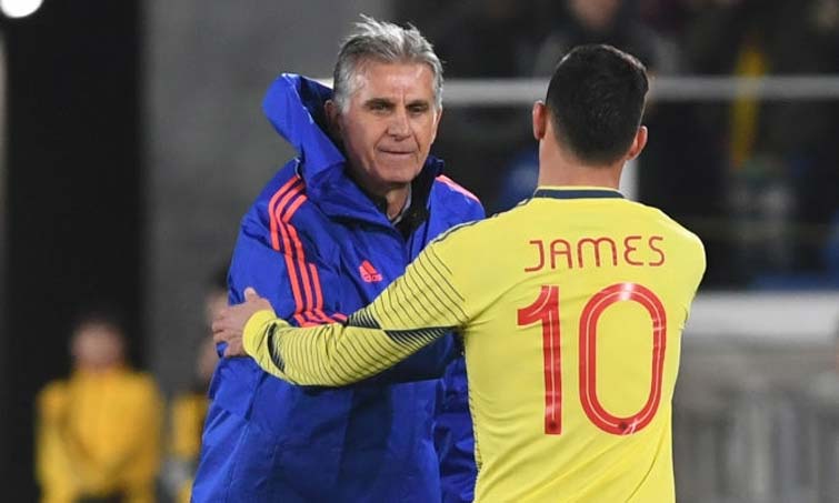 Carlos Queiroz sobre James Rodríguez: “No estoy de acuerdo con él”