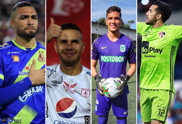 Álvaro Montero, Deportes Tolima, Éder Chaux, América de Cali, Aldair Quintana, Atlético Nacional, Camilo Vargas, Atlas FC, David Ospina, Selección Colombia, Eliminatorias Sudamericanas a Qatar 2022