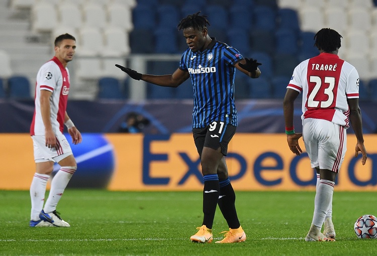 Doblete Duván Zapata, Atalanta, Ajax, Champions League 2020-21
