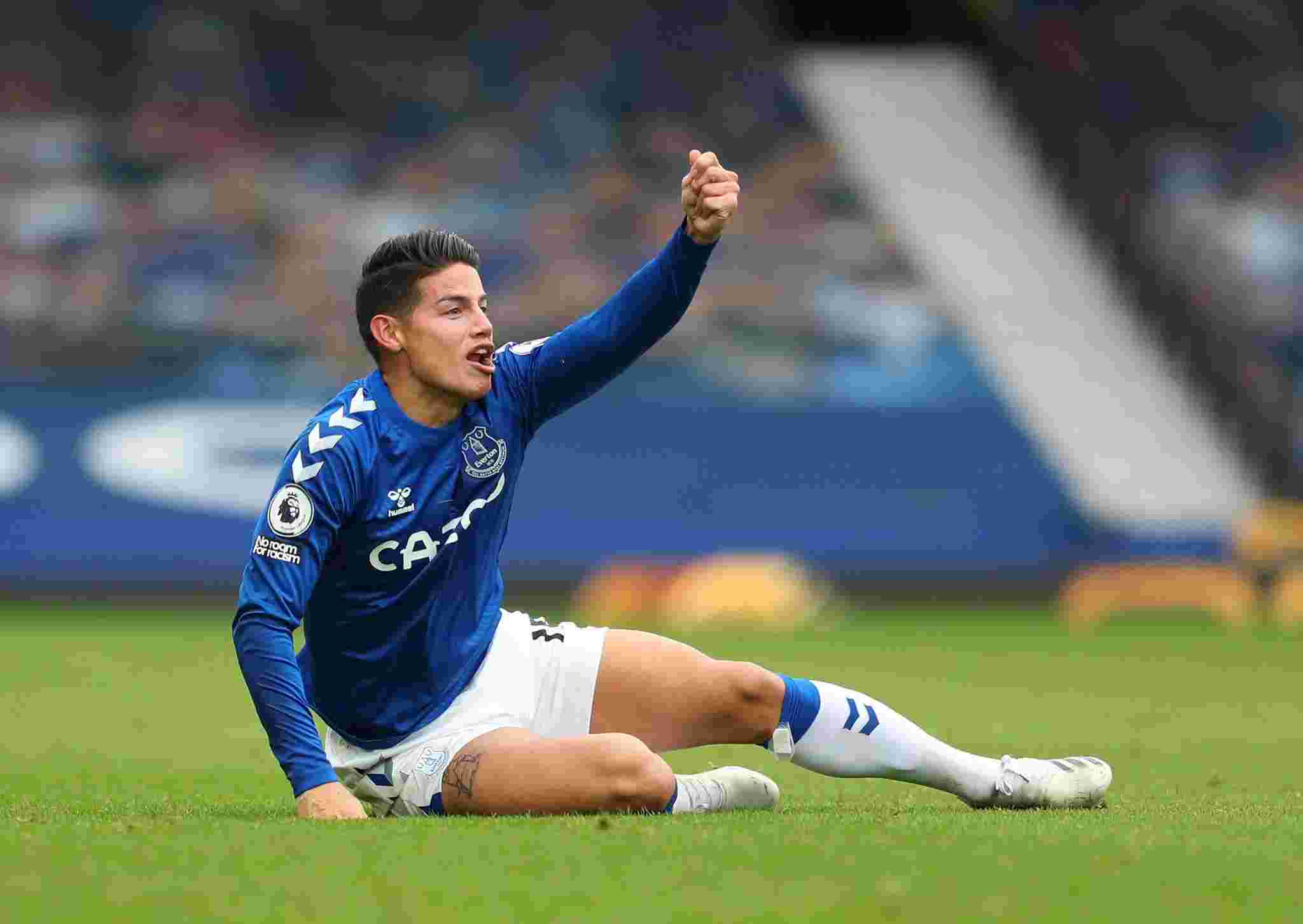 ¿El golpe que produjo la lesión de James Rodríguez?