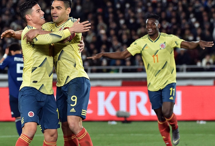Falcao García, James Rodríguez, Duván Zapata, Selección Colombia, Eliminatorias Sudamericana a Qatar 2022, Mundial de Fútbol Qatar 2022