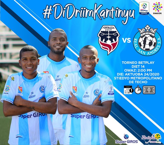 Fortaleza 3 Vs 1 Real San Andres Por El Torneo Betplay De Colombia