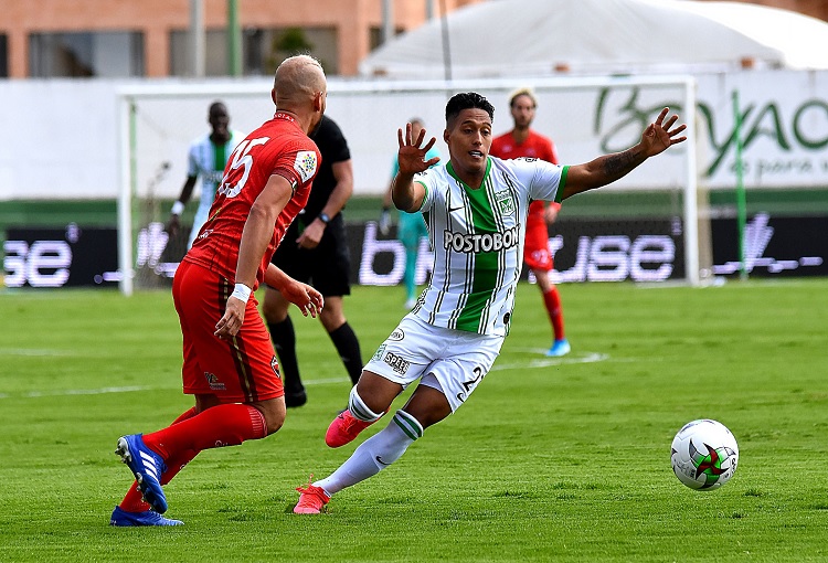 Sebastián Gómez, Atlético Nacional, Patriotas, fecha 16, Liga BetPlay 2020-I