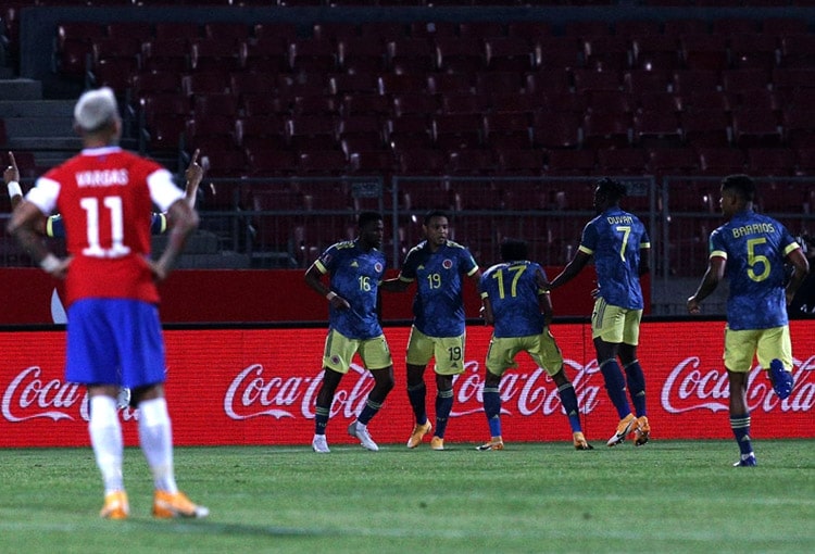 Selección de Chile 2-2 Selección Colombia, Eliminatorias Sudamericanas al Mundial de Fútbol Qatar 2022, Eliminatorias Sudamericanas Qatar 2022 (1)