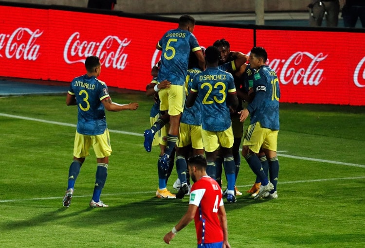 Selección de Chile 2-2 Selección Colombia, Eliminatorias Sudamericanas al Mundial de Fútbol Qatar 2022, Eliminatorias Sudamericanas Qatar 2022 (2)