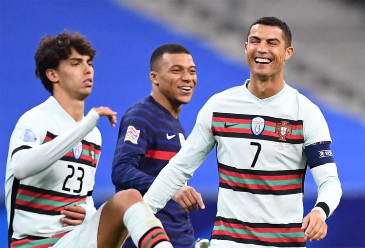 Kylian Mbappé le recordó a Cristiano Ronaldo que es su ídolo