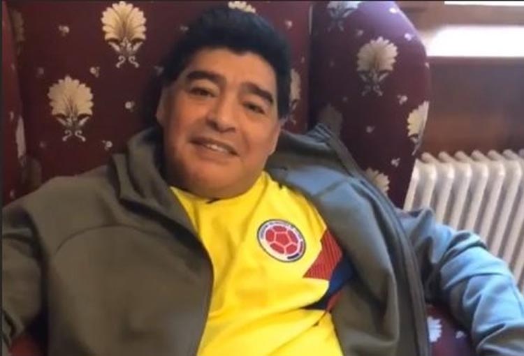 Diego Maradona y su cercanía con Colombia