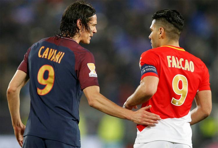 Édinson Cavani y el recuerdo de Falcao García en Manchester United