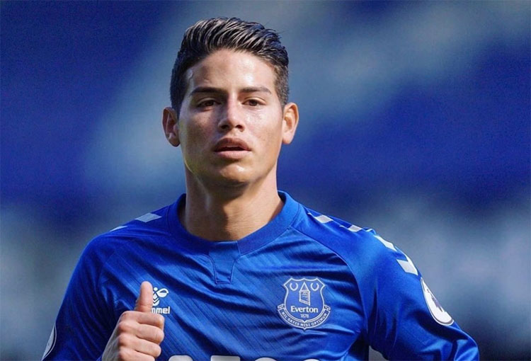 James Rodríguez y los ítems en que supera a los otros 160 volantes de la Premier League