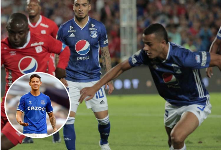 James Rodríguez y su mensaje a un jugador de Millonarios
