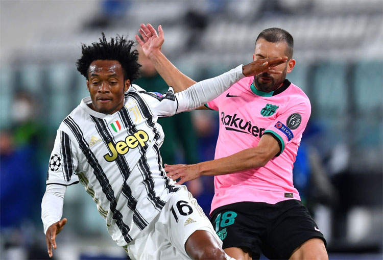 Juventus vs. Barcelona: Cuadrado asiste, pero Morata…
