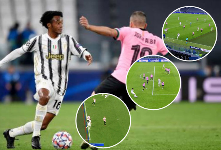 3 asistencias de Cuadrado, 3 goles anulados a Juventus ante el Barcelona