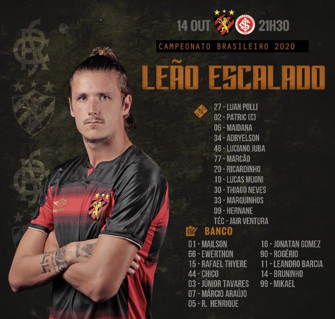 Sport Recife 3 vs 5 Internacional por el Brasileirao