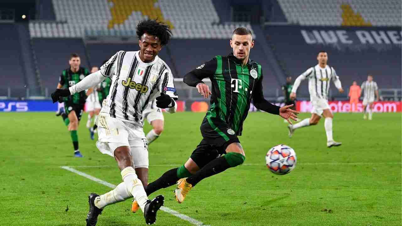 Dos asistencias de Cuadrado para la clasificación de Juventus