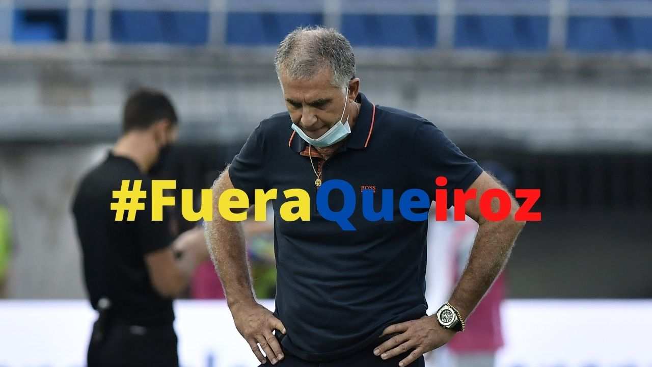 #FueraQueiroz: Tendencia en redes por la derrota de Colombia
