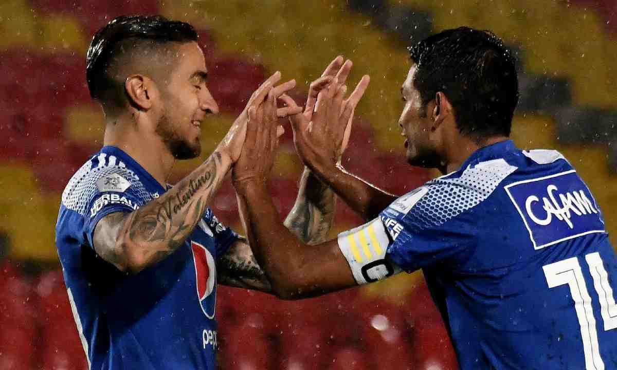 Goleada de Millonarios a Once Caldas en su estreno en la liguilla