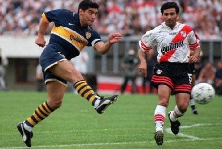 Último partido oficial de Diego Maradona Boca 2 - 1 River