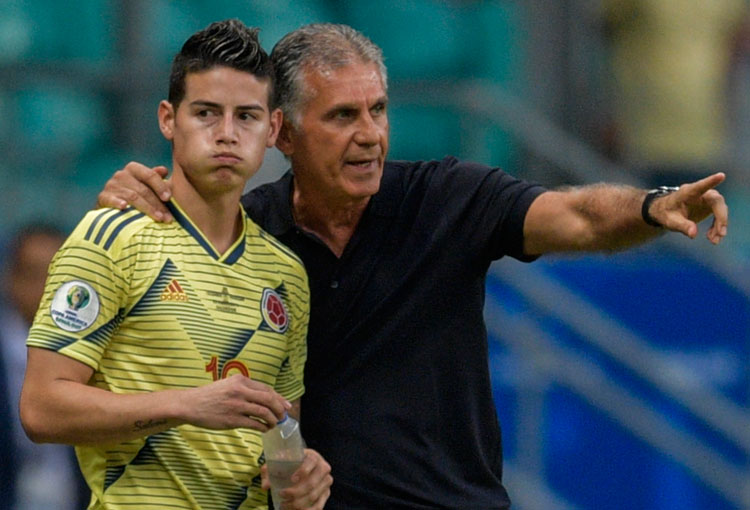 ¿Qué dijo Carlos Queiroz de la lesión de James Rodríguez?