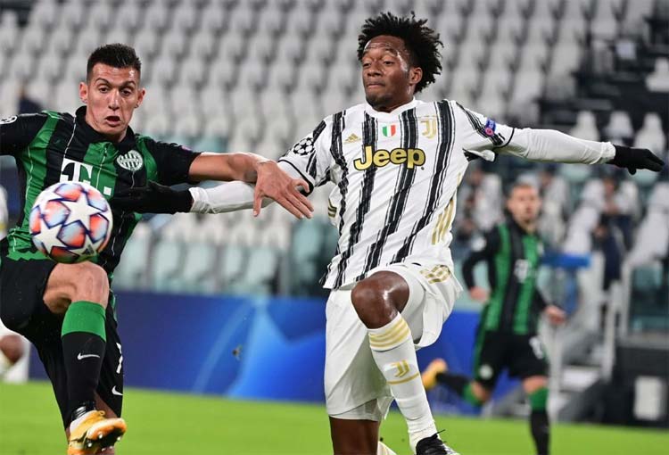 La celebración de Juan Guillermo Cuadrado tras ser figura con la Juventus