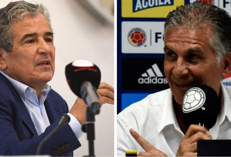 Selección Colombia hoy: Carlos Queiroz, Jorge Luis Pinto y sus novedades