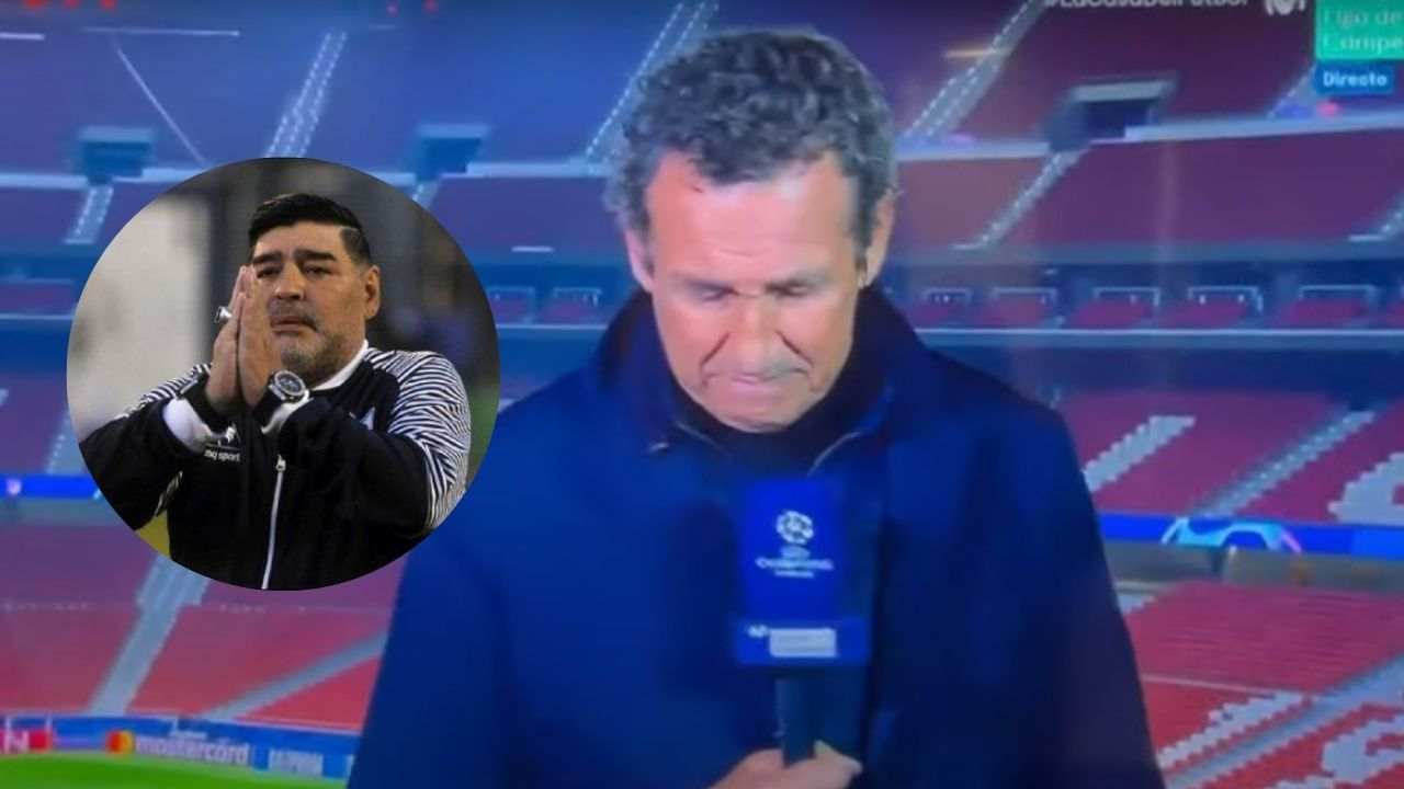 ¡Al aire! Valdano, entre lágrimas tras la muerte de Maradona