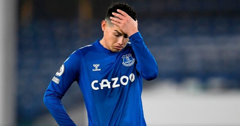 James Rodríguez no pasó nueva prueba médica en Everton