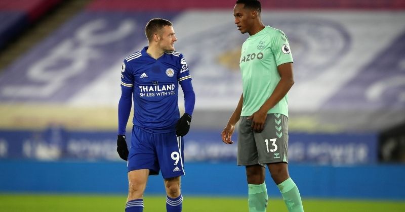 Otra vez sin James, Everton venció a Leicester City con Yerry Mina como titular