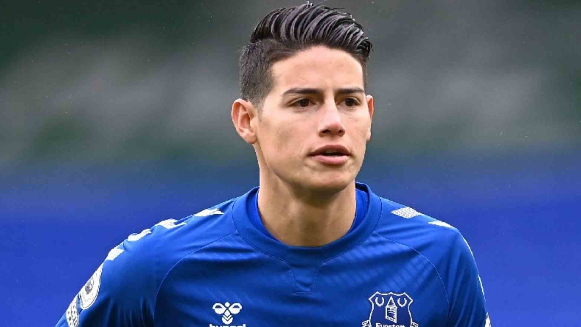James Rodríguez, baja del Everton en lo que resta del año