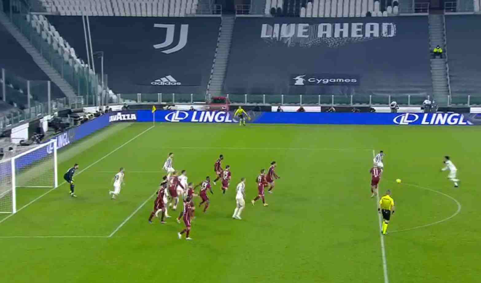 El VAR le negó un gol a Juan Guillermo Cuadrado contra Torino