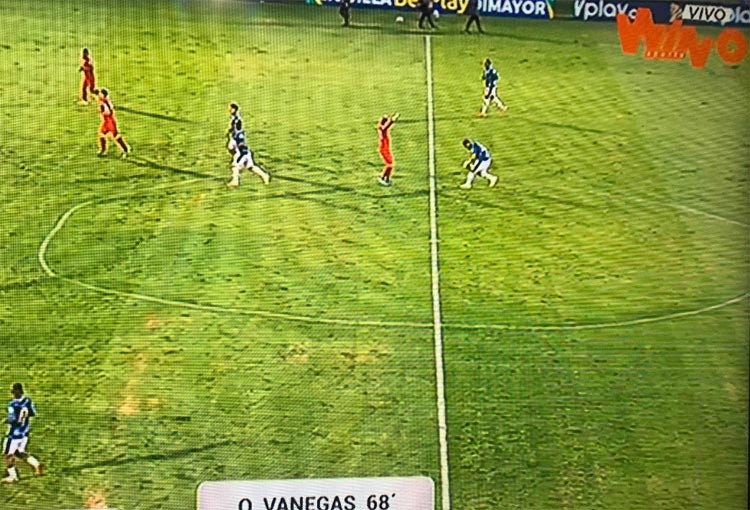 ¿¡Y ese círculo central!? Increíble imagen en la Liguilla Betplay Dimayor
