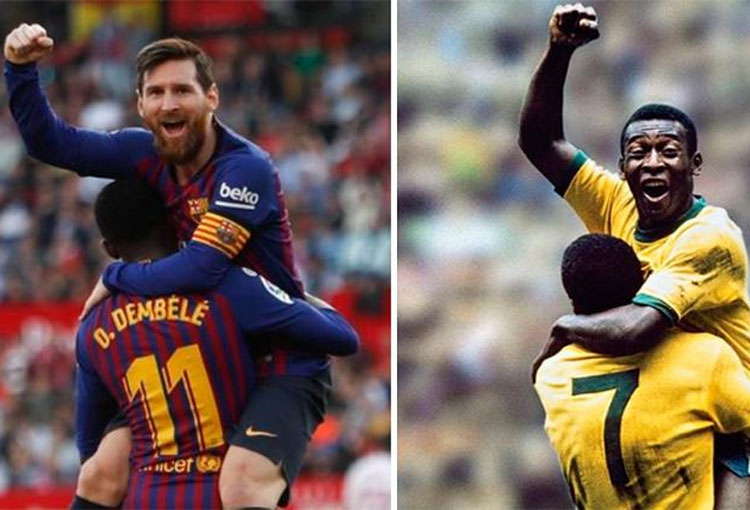 Lionel Messi a punto de destronar récord de Pelé