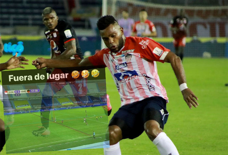 Jugadores de Junior y sus críticas al VAR por lo que pasó ante América de Cali