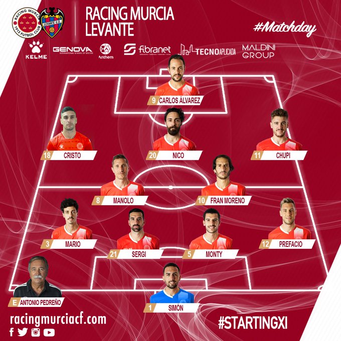 Racing Murcia 0 vs 5 Levante por la Copa del Rey