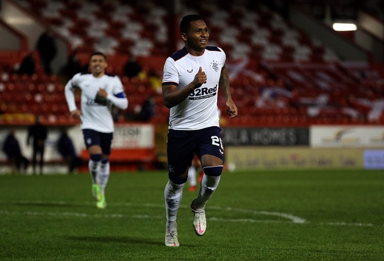 Alfredo Morelos, Rangers FC, Aberdeen FC, Scottish Premiership 2020-21
