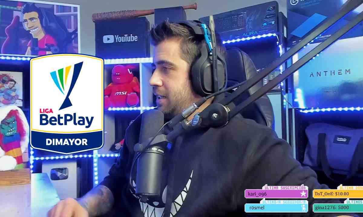Auronplay eligió equipo en Colombia Me quieren enviar una camiseta