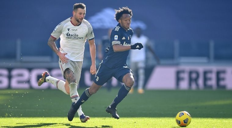 ¡Cuadrado, imparable! Asistencia en la victoria de Juventus sobre Bolonia