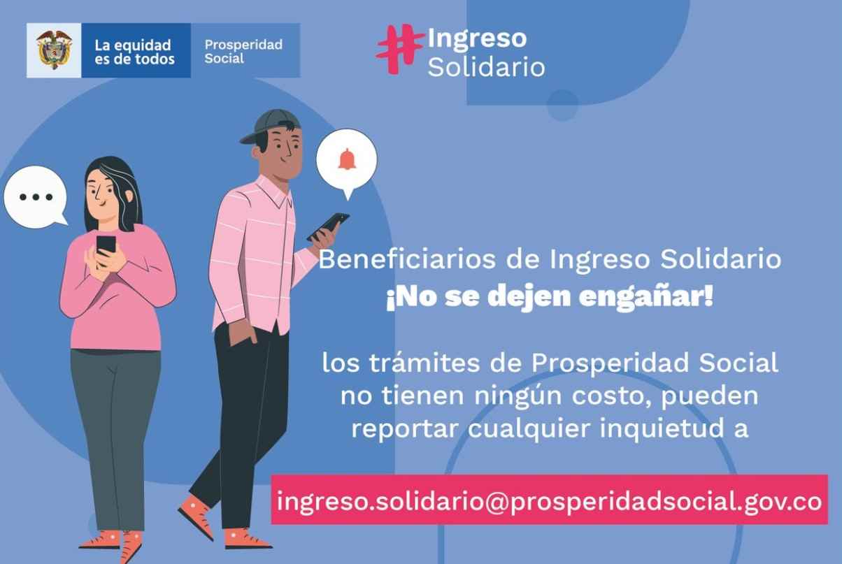 Hay inscripciones para el Ingreso Solidario en el 2021