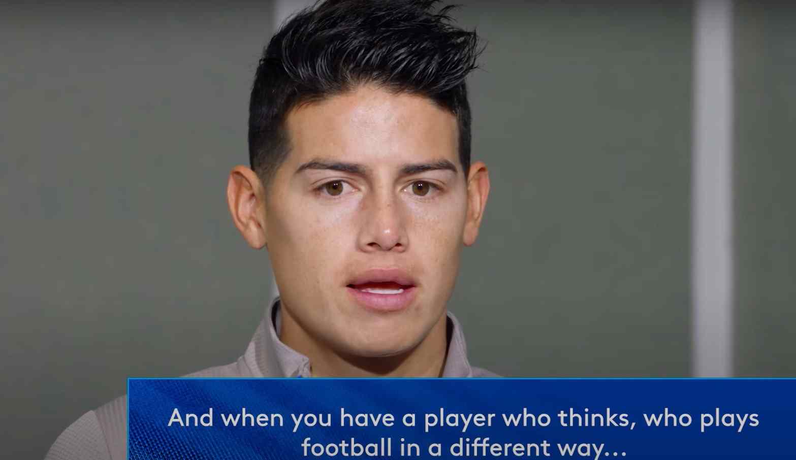 James Rodríguez, la Champions League y el Everton