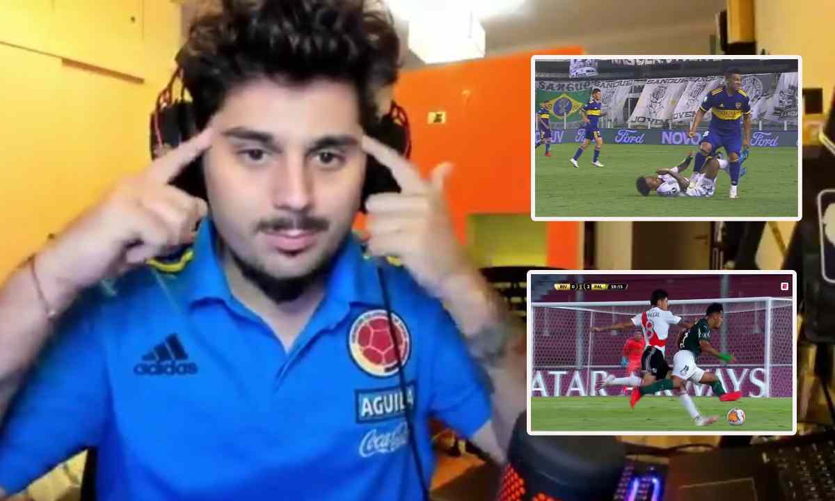 Luego de las actuaciones de los jugadores colombianos en la Copa Libertadores, un comediante argentino hizo un video sobre el tema que se viralizó.