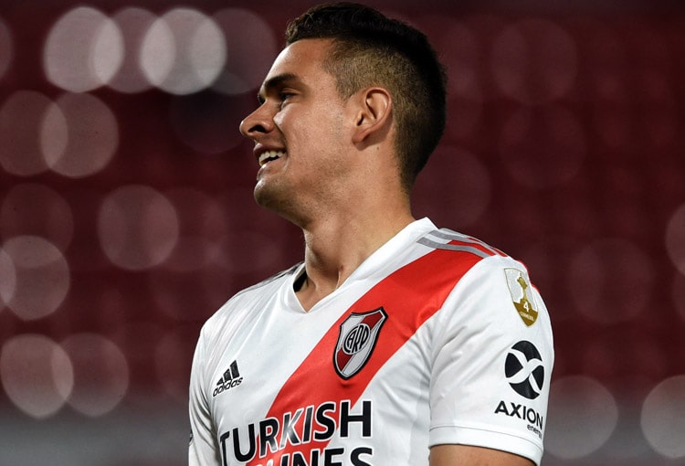 Rafael Santos Borré, River Plate, Palmeiras, Copa Libertadores 2020