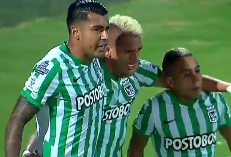 Primer gol de Atlético Nacional en la era Guimaraes: ¡Néyder Moreno!