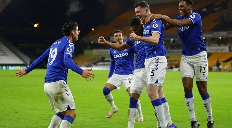 Elogios para James Rodríguez y Yerry Mina: así fueron sus calificaciones tras victoria con Everton