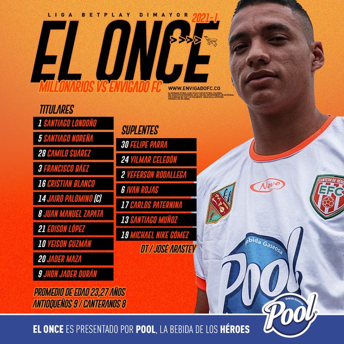 Millonarios 1 vs 0 Envigado por la primera jornada de la ...