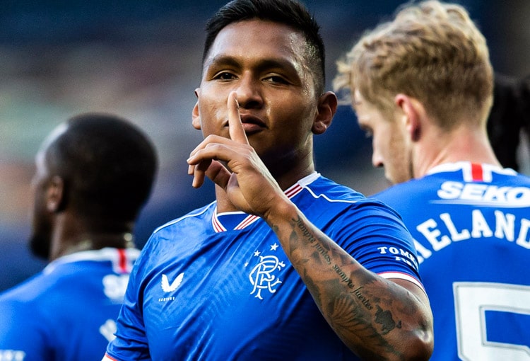 Alfredo Morelos, Rangers FC, Dundee United FC, Scottish Premiership 2020-21